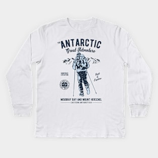 Adventure of the Antarctic, mystical expedition! Kids Long Sleeve T-Shirt